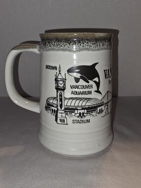 Rare find Vintage VANCOUVER Canada Embossed Large Mug